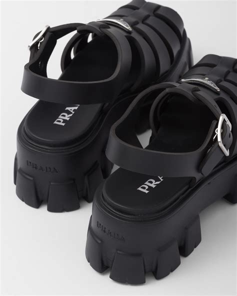 monolith prada sandals|monolith foam rubber sandals.